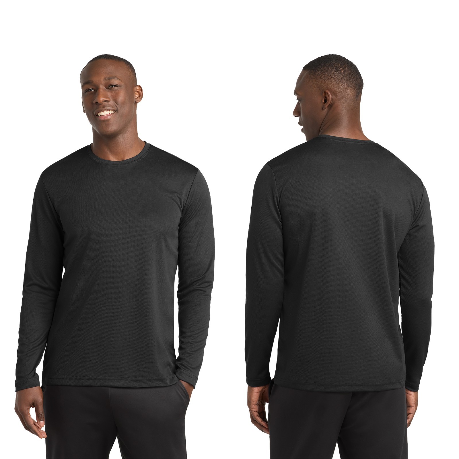 Men's Sport-Tek PosiCharge RacerMesh Long Sleeve Tee Plain Blank Casual ST340LS gallery