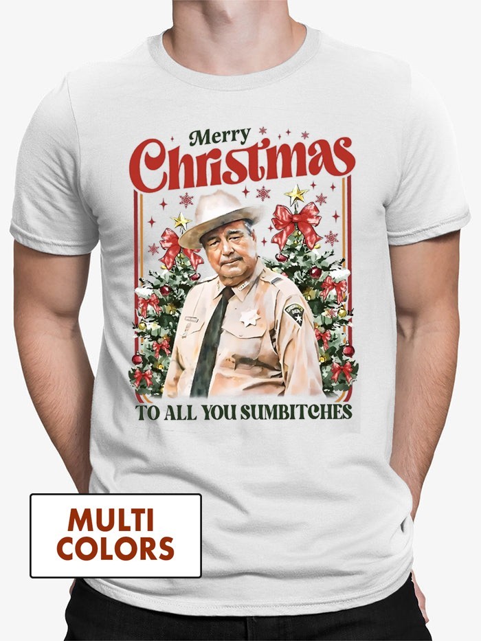 Smokey And The Bandit Merry Christmas Too All You Sumbitches T-shirt K65722 gallery