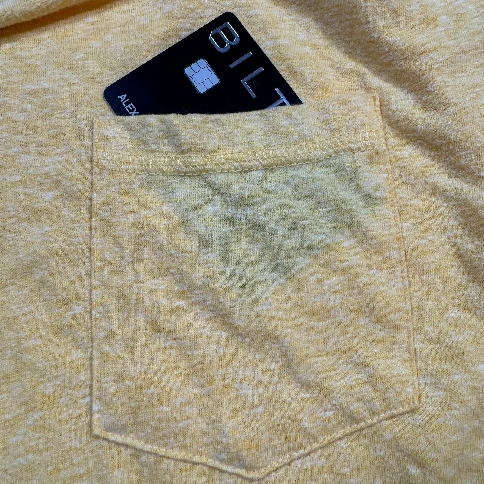 Hudson & Barrow Slim Men's Size 2XL Solid Yellow Cotton Blend Crew-Neck T-Shirt gallery