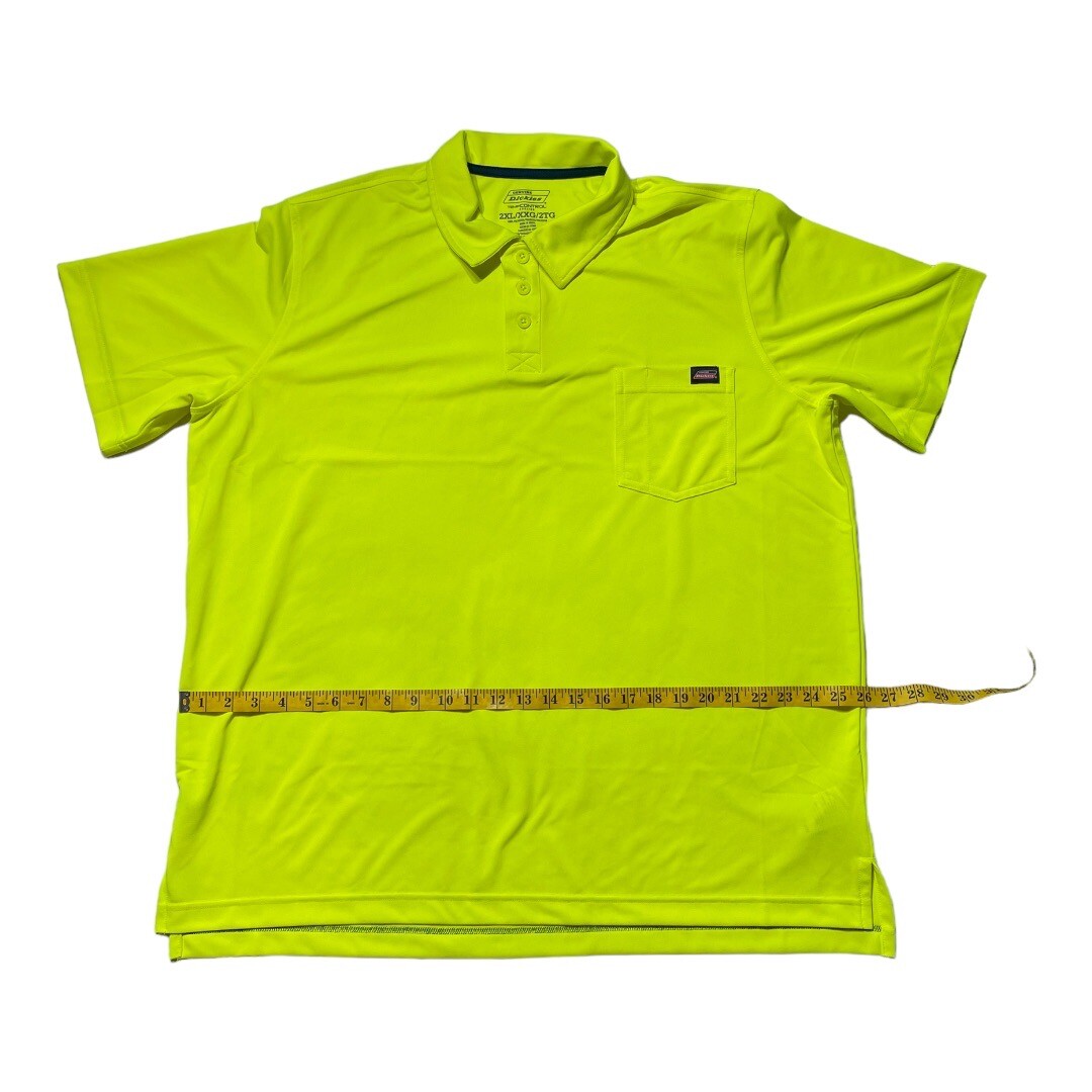 Genuine Dickies Performance Polo Shirt 2XL Mens Workwear Construction Casual Wor gallery