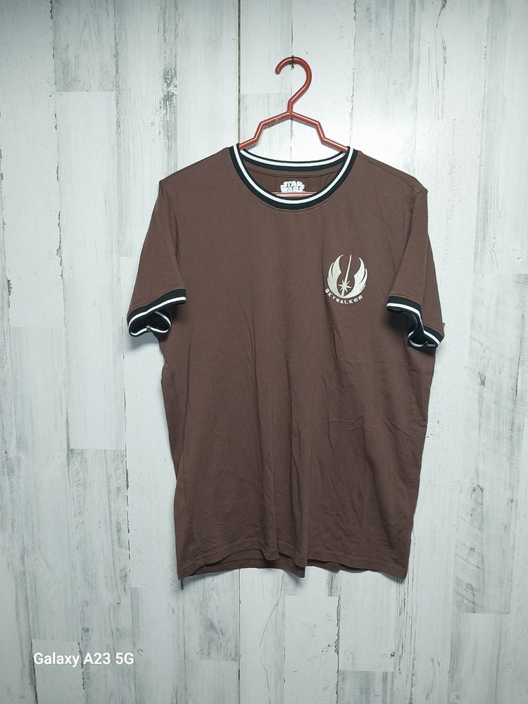 Box Lunch Star Wars Our Universe Skywalker Logo Brown Short Sleeve Tee XL