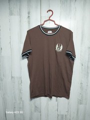 Box Lunch Star Wars Our Universe Skywalker Logo Brown Short Sleeve Tee XL