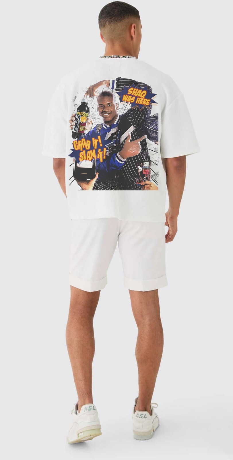 Shaq Big Slam Boxy Vintage Graphic Basketball Tee Streetwear Y2K gallery