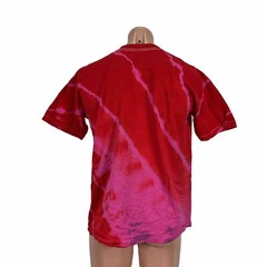 Vintage 90s EASTERN SHORE TYE DYE Red XL PUFFY BEACH Shirt USA Made Single Stirc