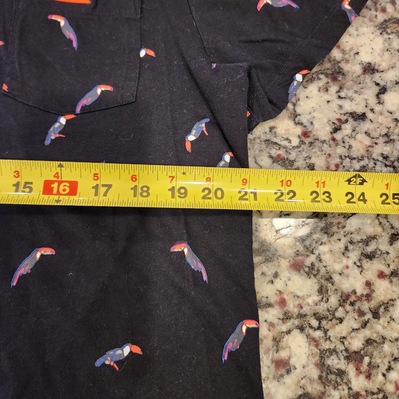 Superdry Premium Goods Toucan AOP Tee Black Size XXL See Measurements Runs Small gallery