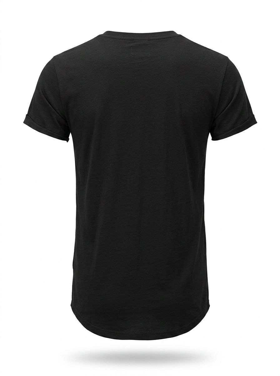 Xagon Man Balck Cotton T-shirt Made in Italy Size M gallery