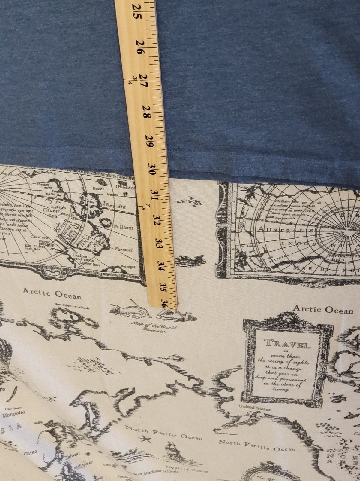 Sonoma Men's XLT Raglan T-Shirt Short Sleeve Crew Neck Two-Tone Blue gallery
