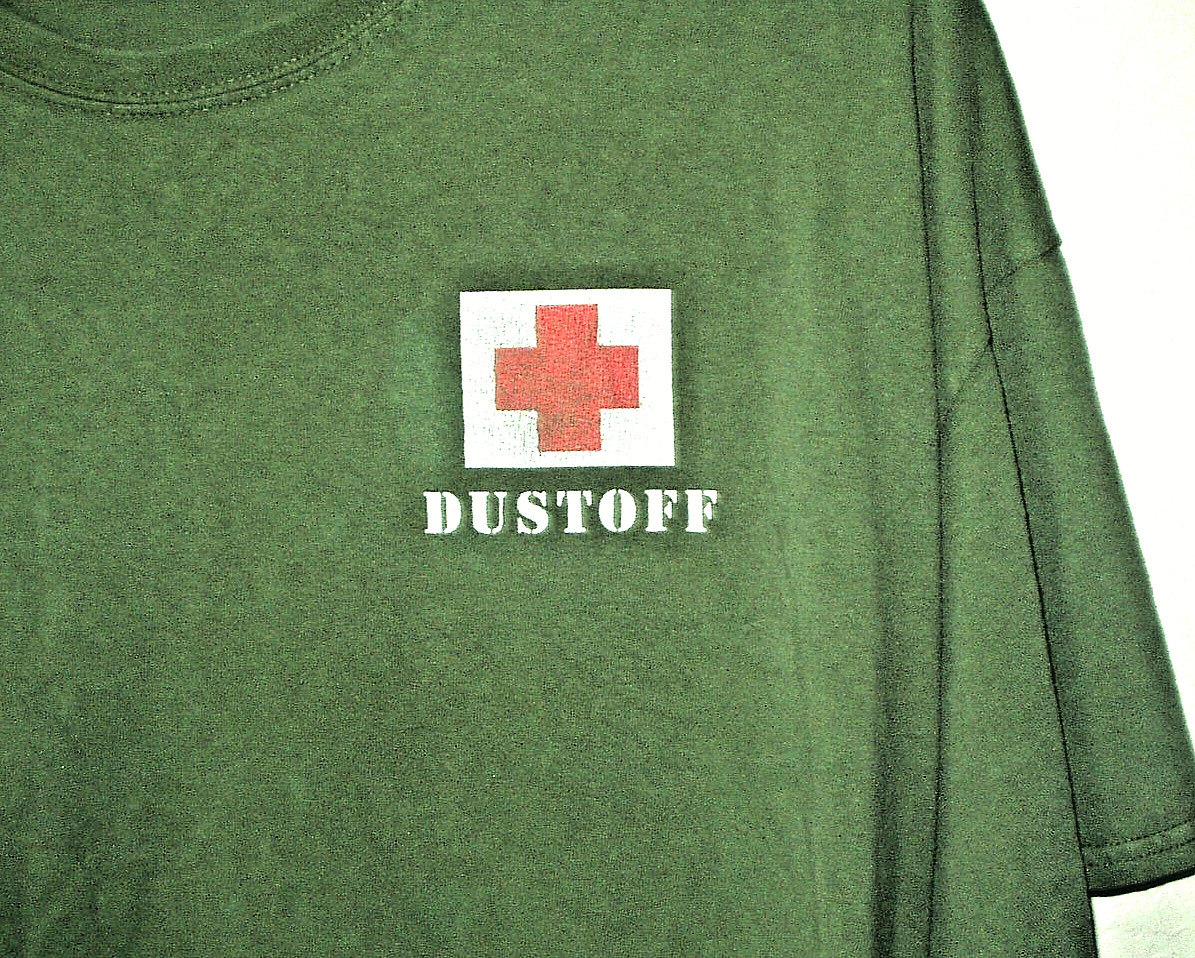 *Dust Off: The Ride of Your Life* Mens T-Shirt Size XXL Olive Drab Army Military gallery