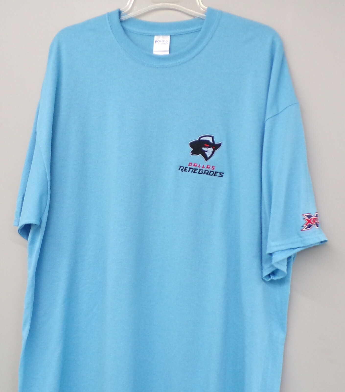 XFL Football Dallas Renegades Embroidered T-Shirt S-6XL, LT-4XLT NFL New gallery