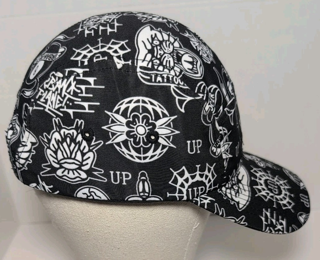 Urban Planet Streetwear Hat Adjustable Black/White Tattoo Style gallery
