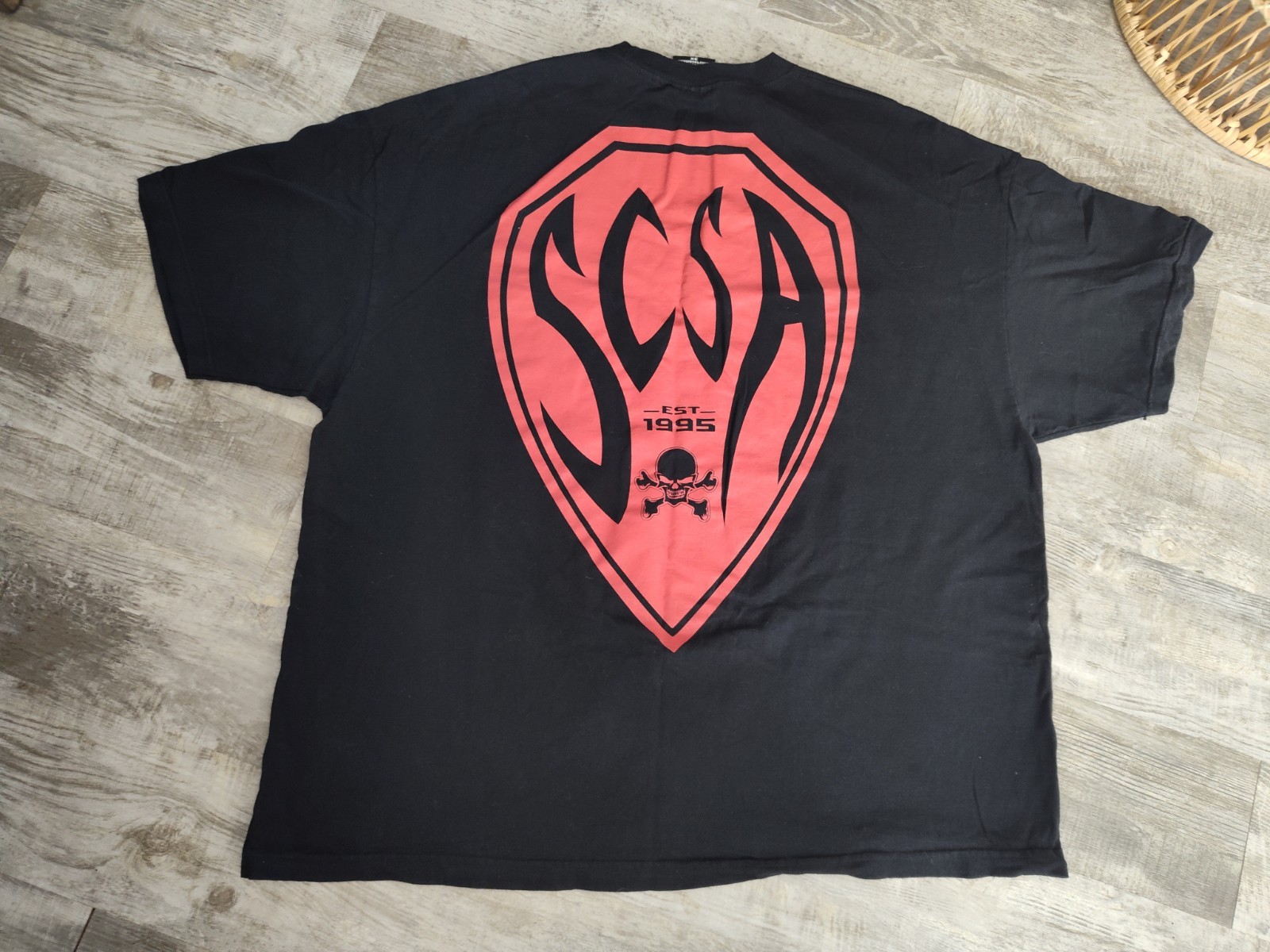 WWE SCSA Stone Cold Steve Austin T Shirt Black Mens Size 3XL XXXL 1995