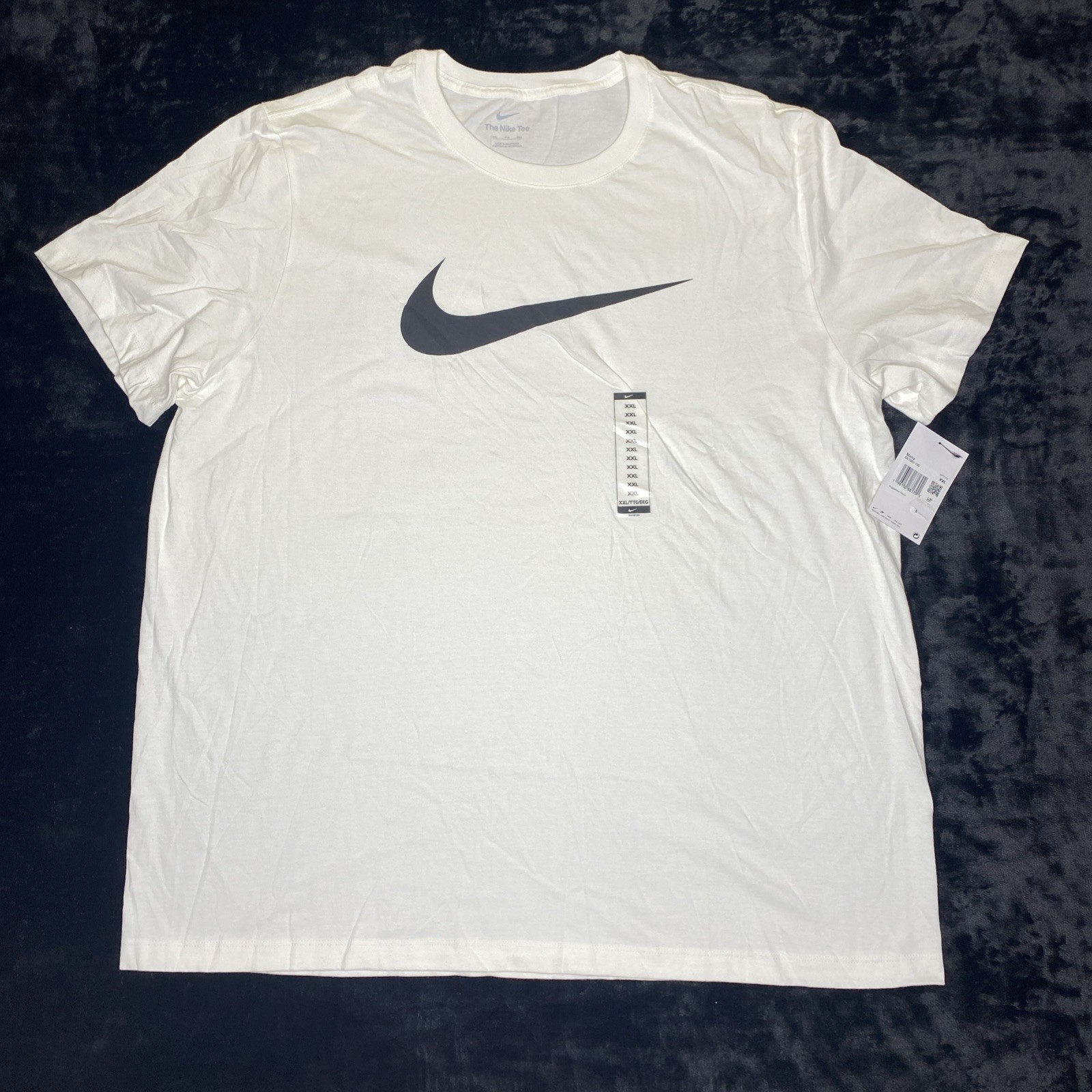 nike sportswear t shirt mens xxl White Chest Swoosh DX1983-100 New Tee