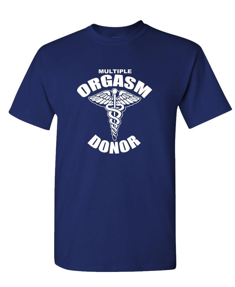MULTIPLE ORGASM DONOR - Unisex Cotton T-Shirt Tee Shirt gallery