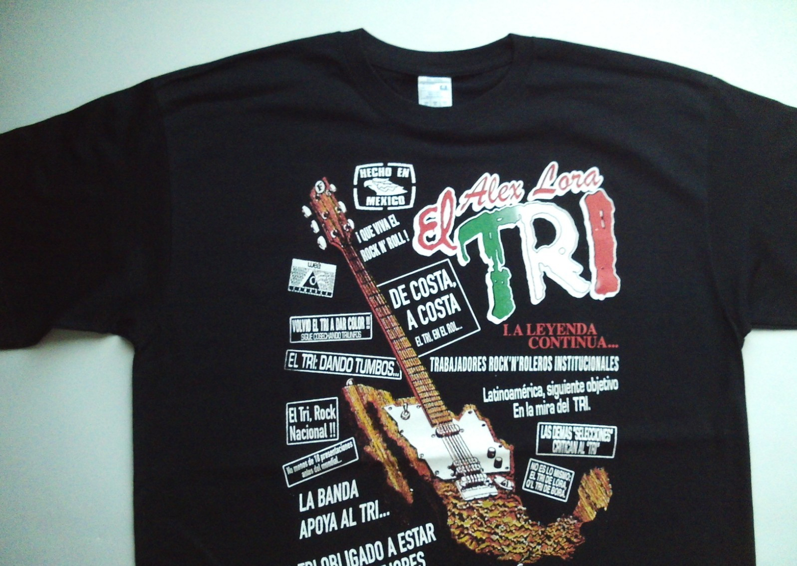 EL TRI SHIRT SIZE XL,ROCK URBANO HARAGAN INTERPUESTO LIRAN ROLL BANDA BOSTIK gallery