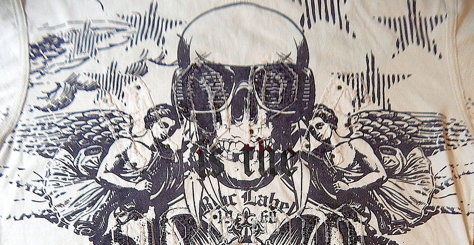 BLAC LABEL PREMIUM Vice Virtue Angel Graphics Men's 3X T-Shirt Pale Pink Unisex gallery