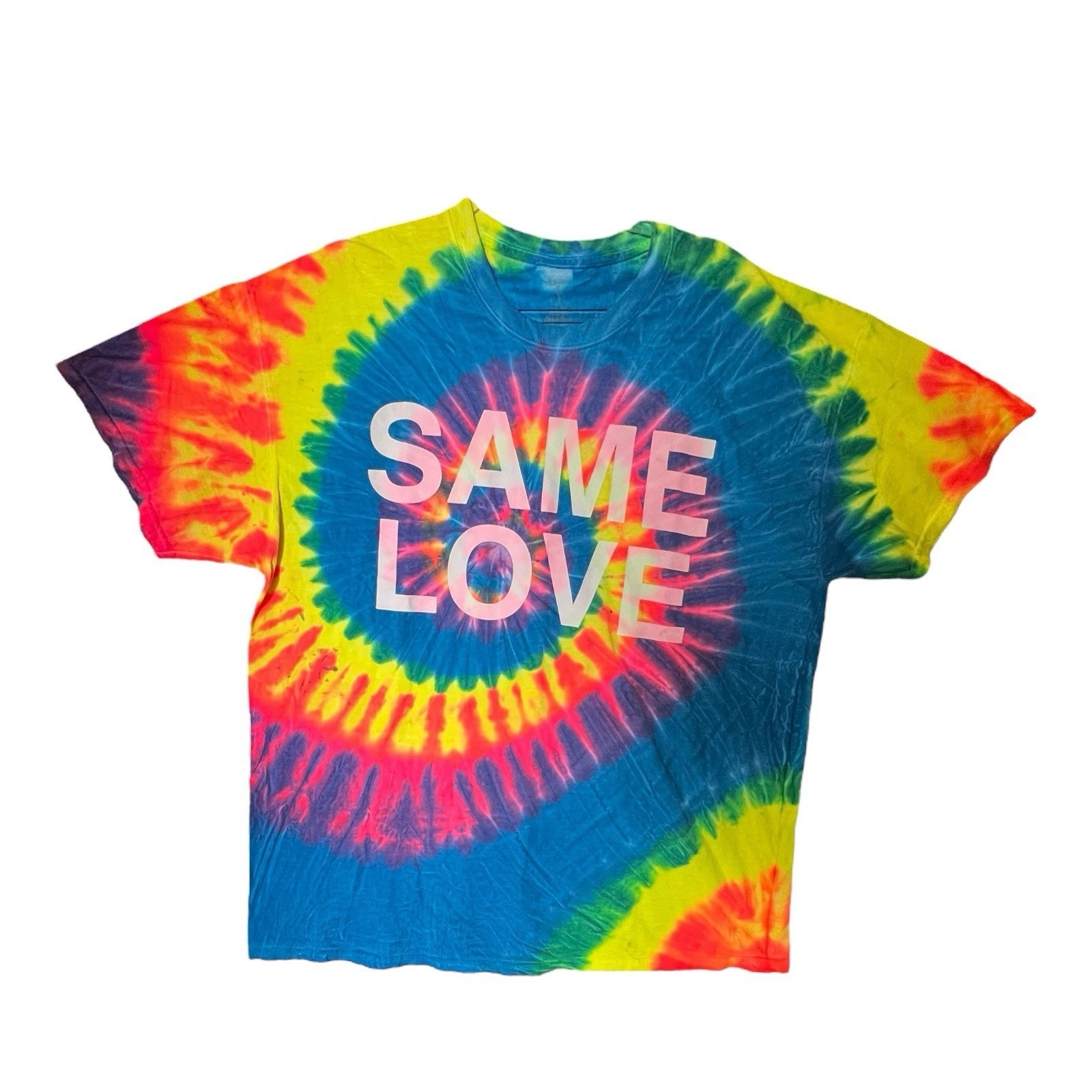 Same Love Macklemore Ryan Lewis Tye-dye Graphic Concert Tee Tshirt XL Pride Y2K gallery