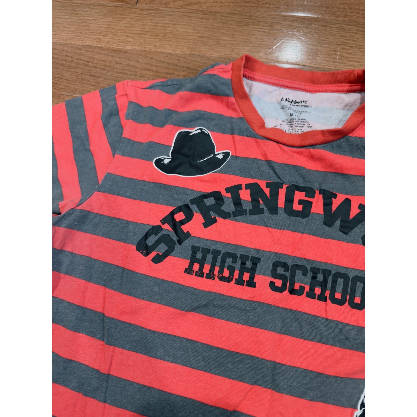 A Nightmare on Elm Street Freddy Krueger Springwood High School T-Shirt Medium gallery