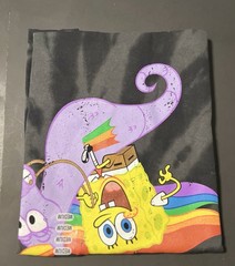 Nickelodeon Men’s Medium NWT SpongeBob Square Pants “Best Day Ever” Tie Dyed