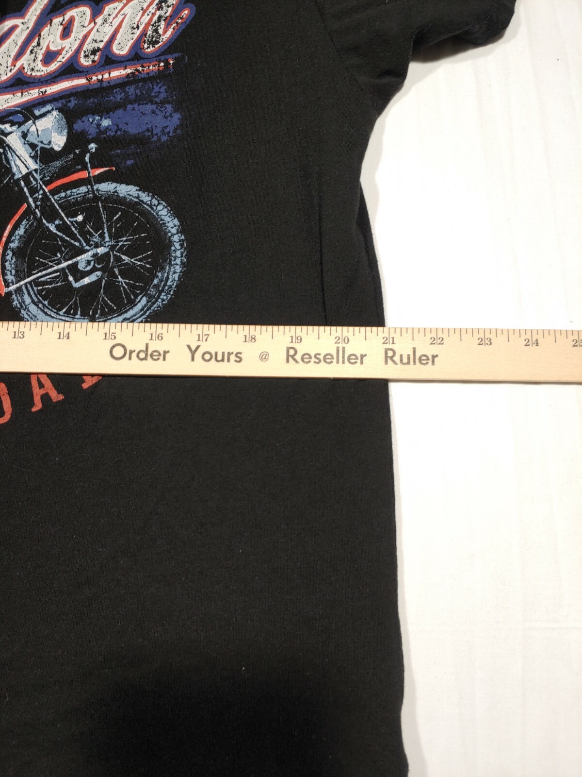 American Motorcycle Shirt Mens Large Black Graphic Freedom USA Biker Tee Size gallery
