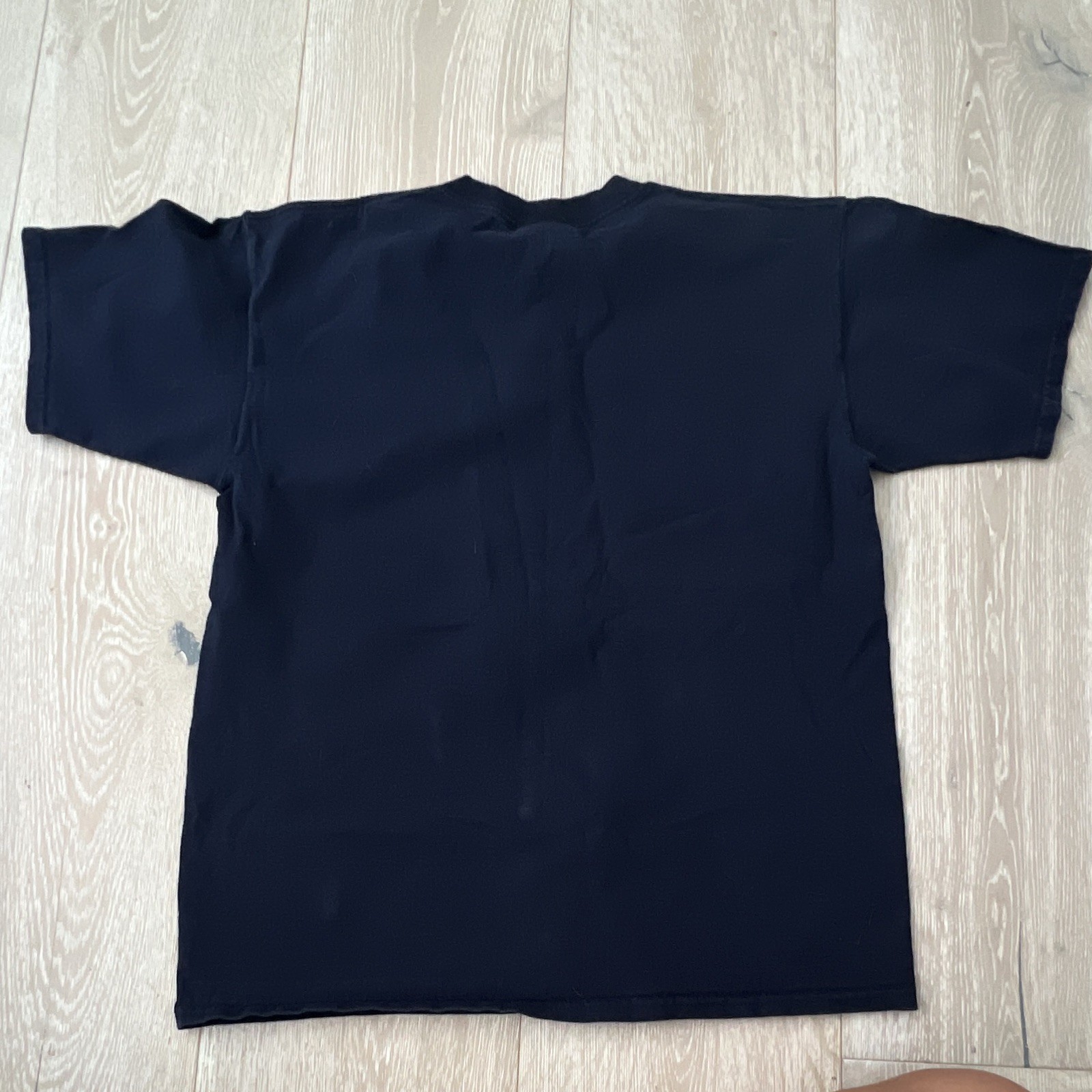 Bart Simpson Butterfinger 90s Embroidered Logo Navy Cotton Gildan Tshirt L gallery