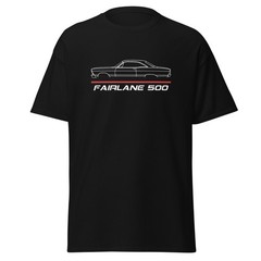 Fairlane 500 1967 Classic Thunderbolt Muscle V8 Graphic Tee T-Shirt Gift