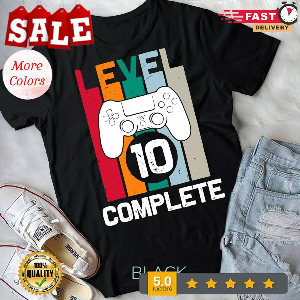 2025/Level 10 Complete 10th Year Anniversary Wedding Gift for Him Unisex T-shirt