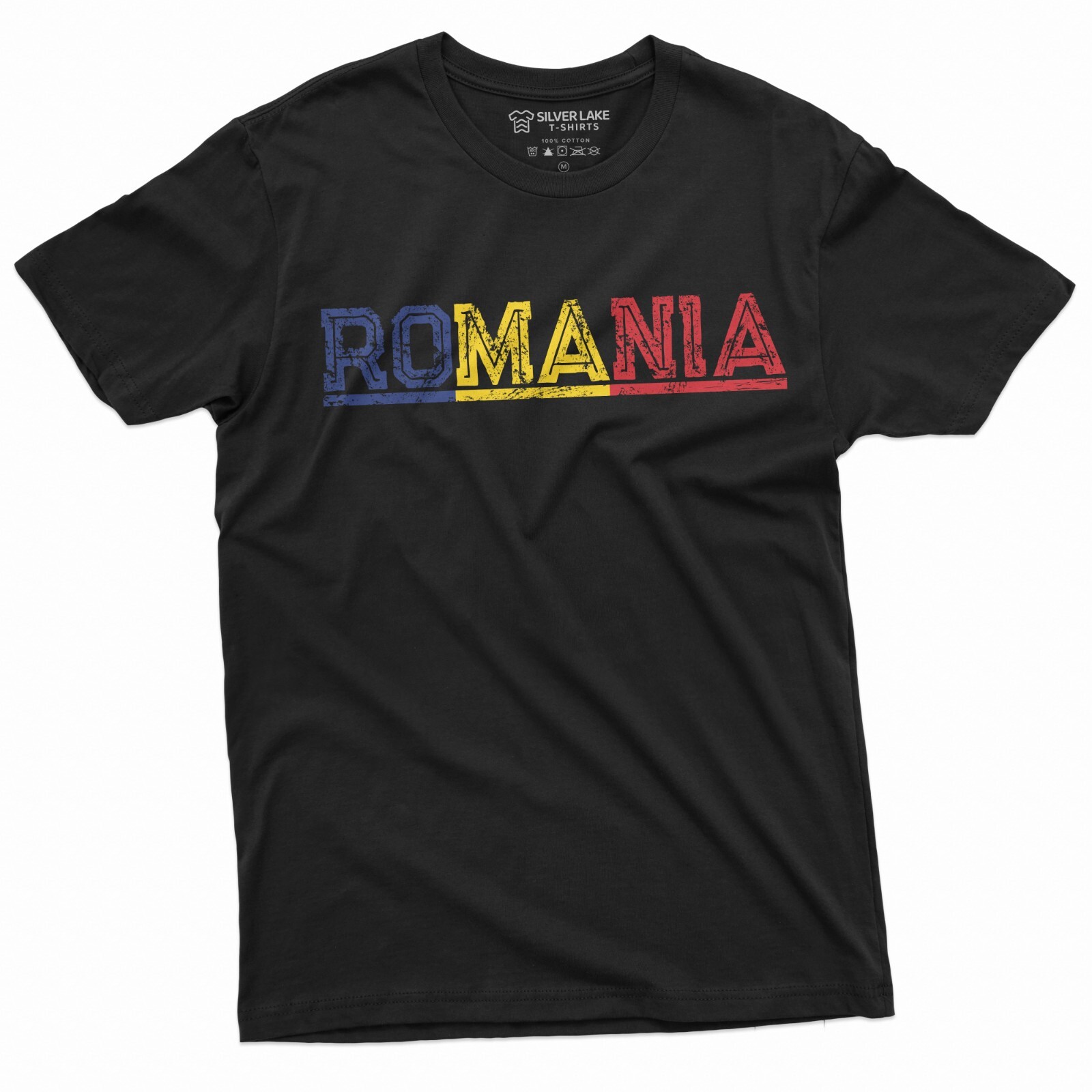 Romania T-shirt RomÃ¢nia Mens Womens Tee Shirt Romania Flag Coat of Arms Tee gallery