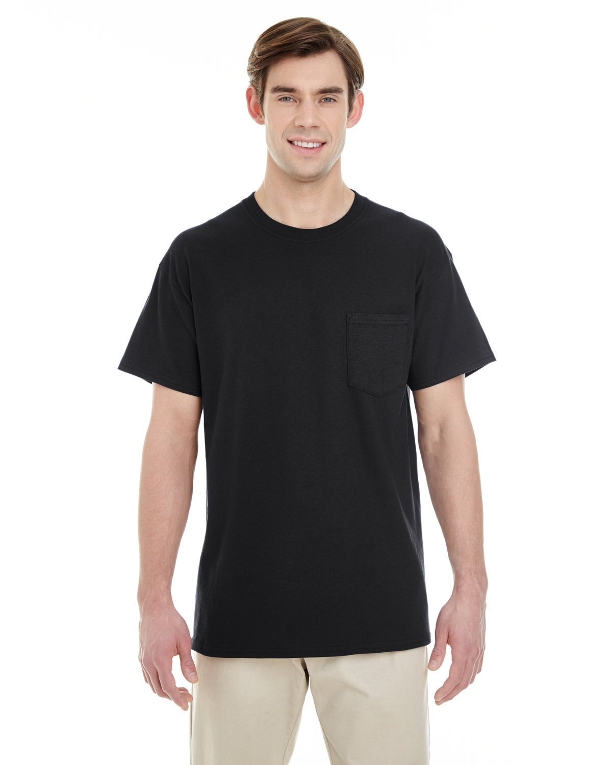 5 Pack Of Gildan G530 Unisex Heavy Cotton Pocket T Shirt Stylish T-Shirt gallery