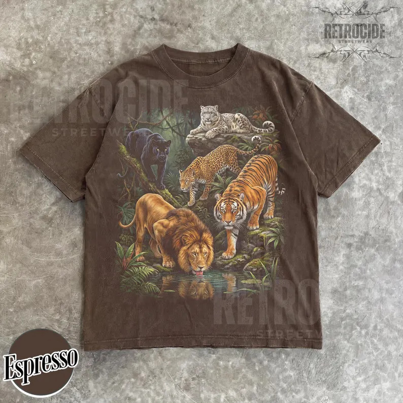 Vintage Amazonas Rainforest Animal Comfort Tee Shirt Soft Nature Wildlife Gift gallery