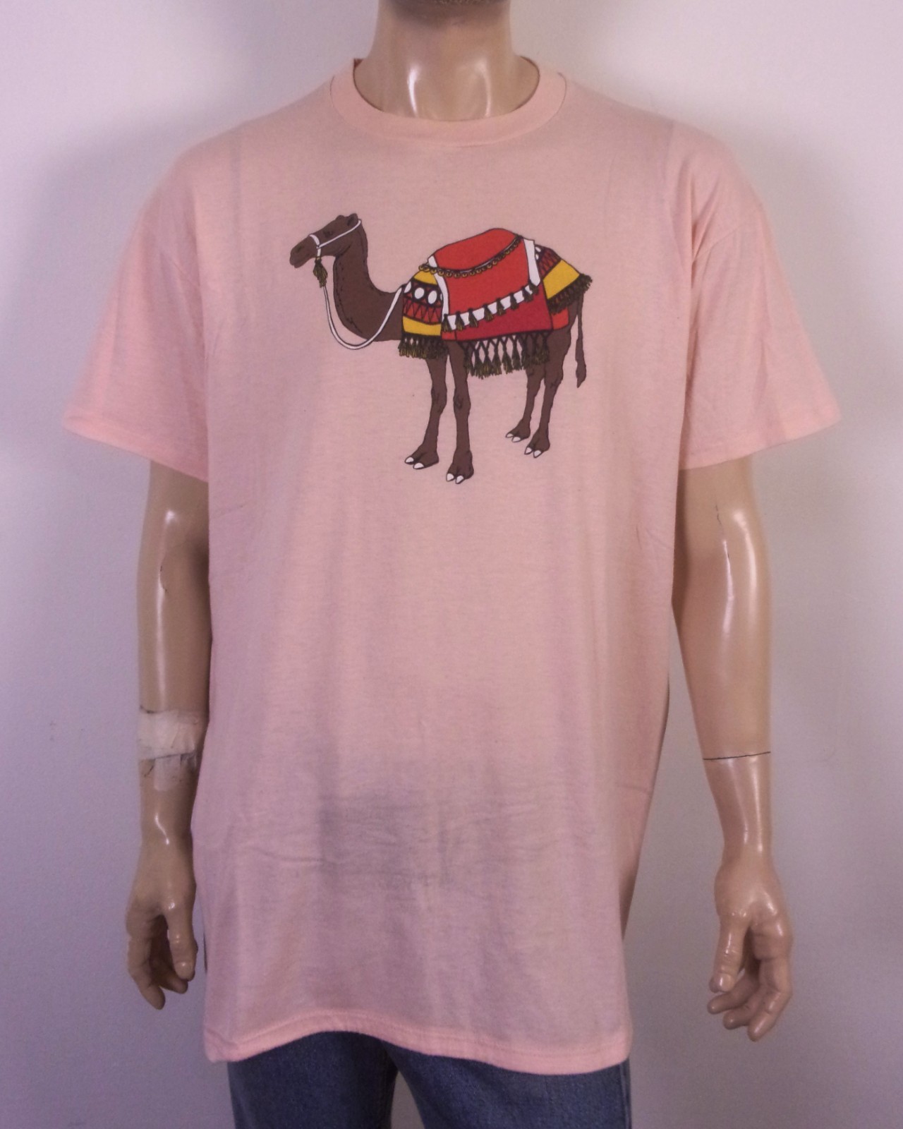 vintage 80s single stitch Camel T-Shirt Sleep Pajama USA soft thin OSFA gallery