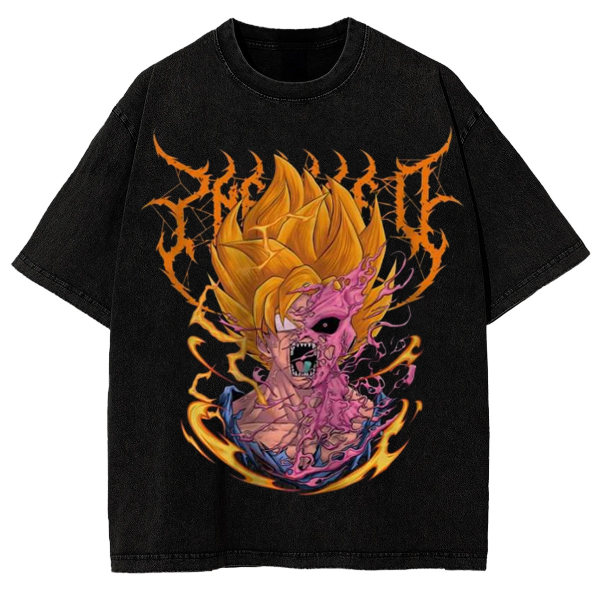 DBZ Son Goku Majin Buu Graphic Tee Fans And Lovers Anime T-Shirt gallery