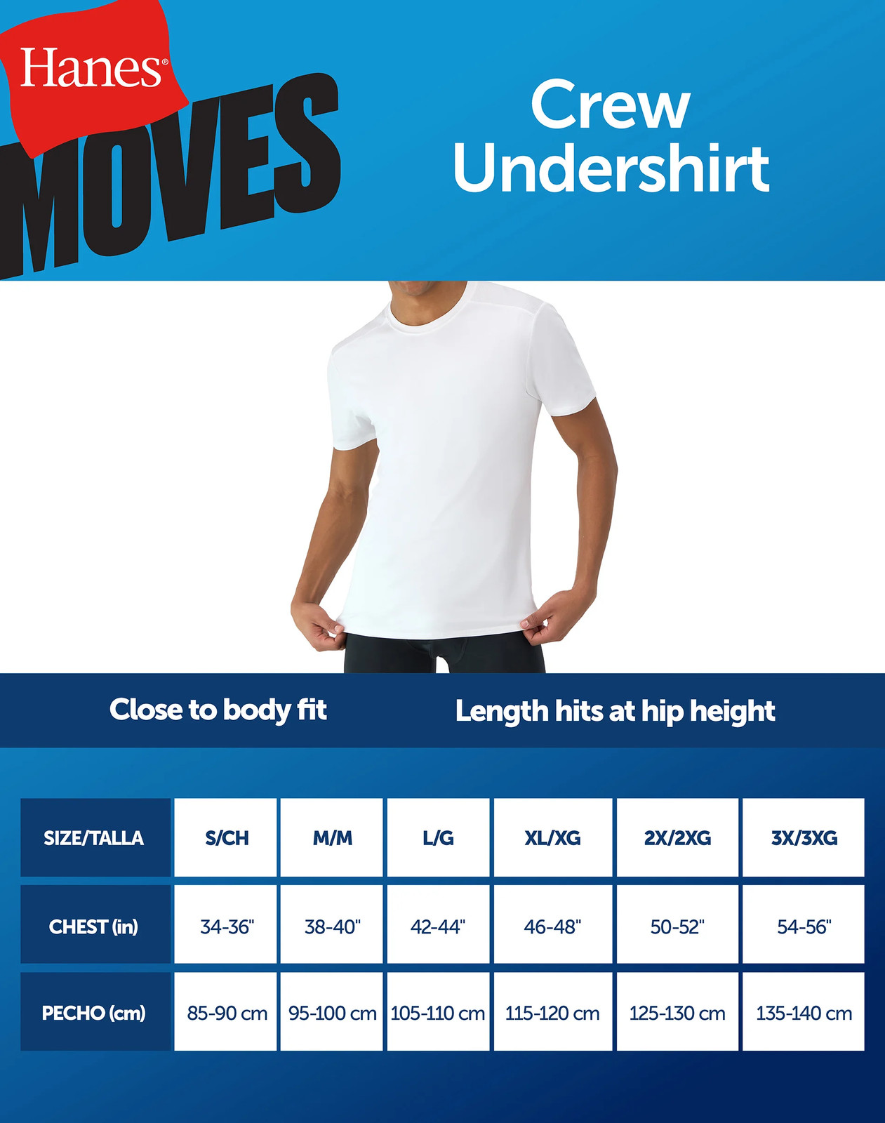 Hanes Moves Ultimate Men's Breathable Mesh Crewneck T-Shirt, X-Temp, White, gallery