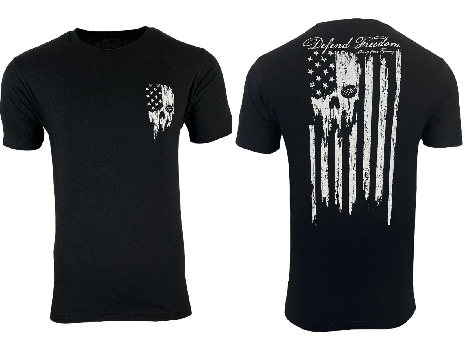Howitzer Style Men's T-Shirt DEFEND FREEDOM Military Grunt gallery