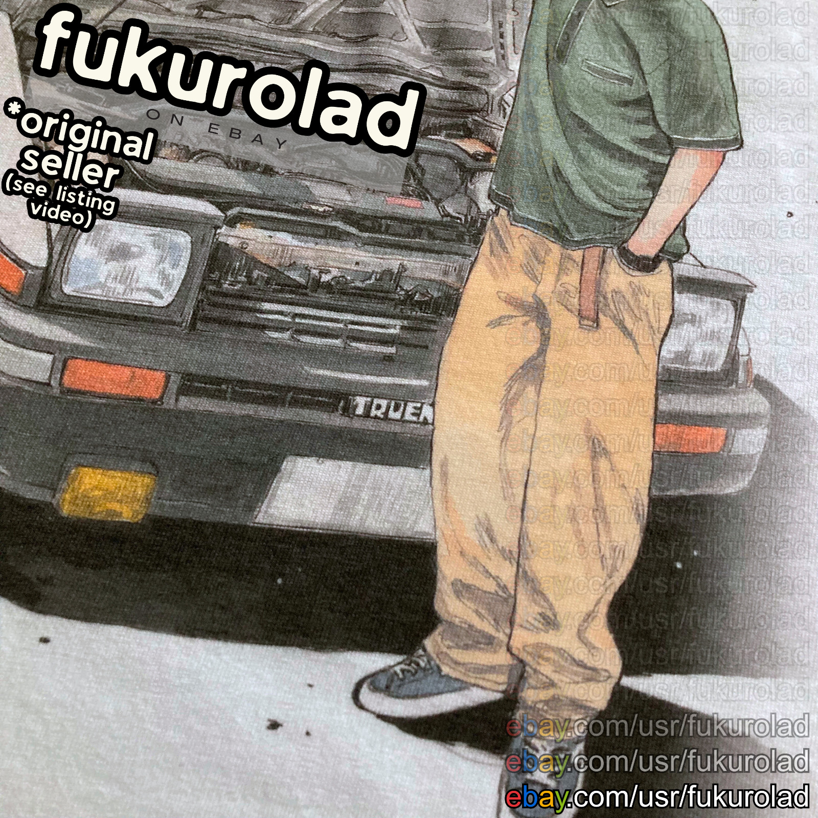 INITIAL D Takumi Fujiwara UNISEX t-shirt - high quality print gallery