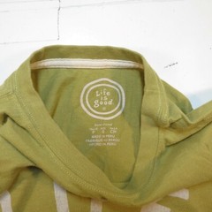 LIFE IS GOOD SLOW DOWN SEMI FITTED TEE T SHIRT Mens S