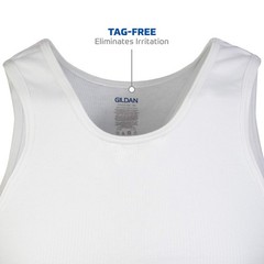 Gildan Men’s A-shirt Tanks, Multipack, Style G1104, White 6 Pack, XX-Large