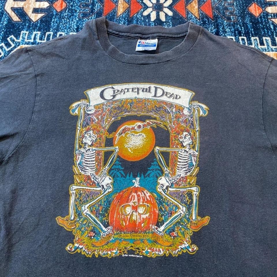 Vintage 1985 Grateful Dead Fall/Winter tour halloween tee gallery