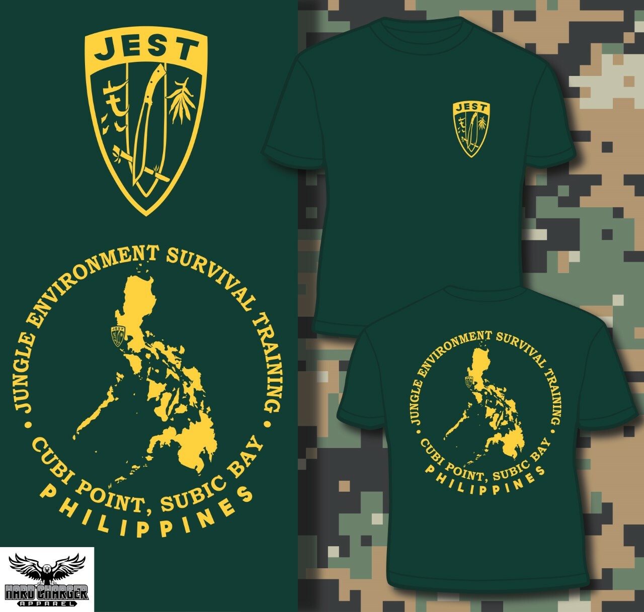 JEST School Jungle Environment Survival Training Subic Bay Philippines T-shirt gallery