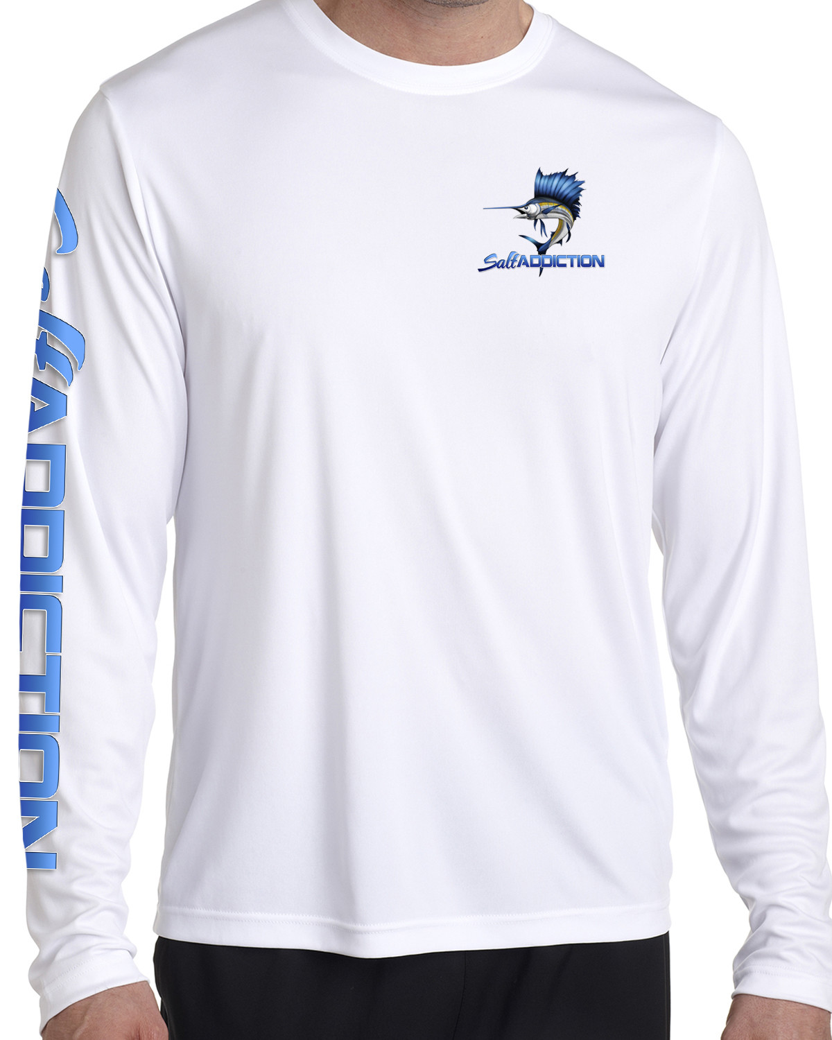 Salt Addiction t shirt Saltwater microfiber fishing long sleeve 50+ uv life gallery