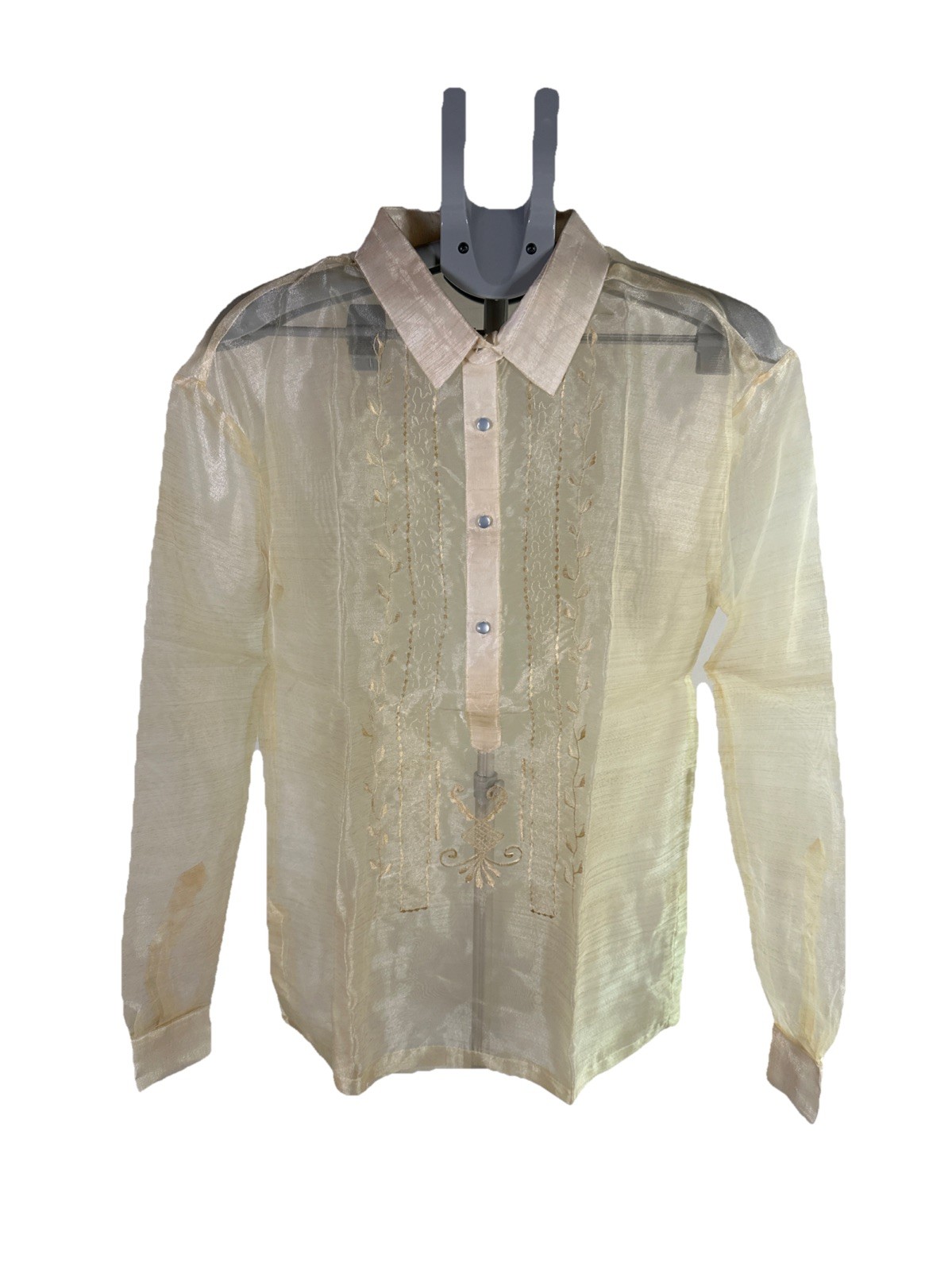Barong Tagalog Formal Wear Men’s Size 2X NWOT Philippines Organza NWOT gallery