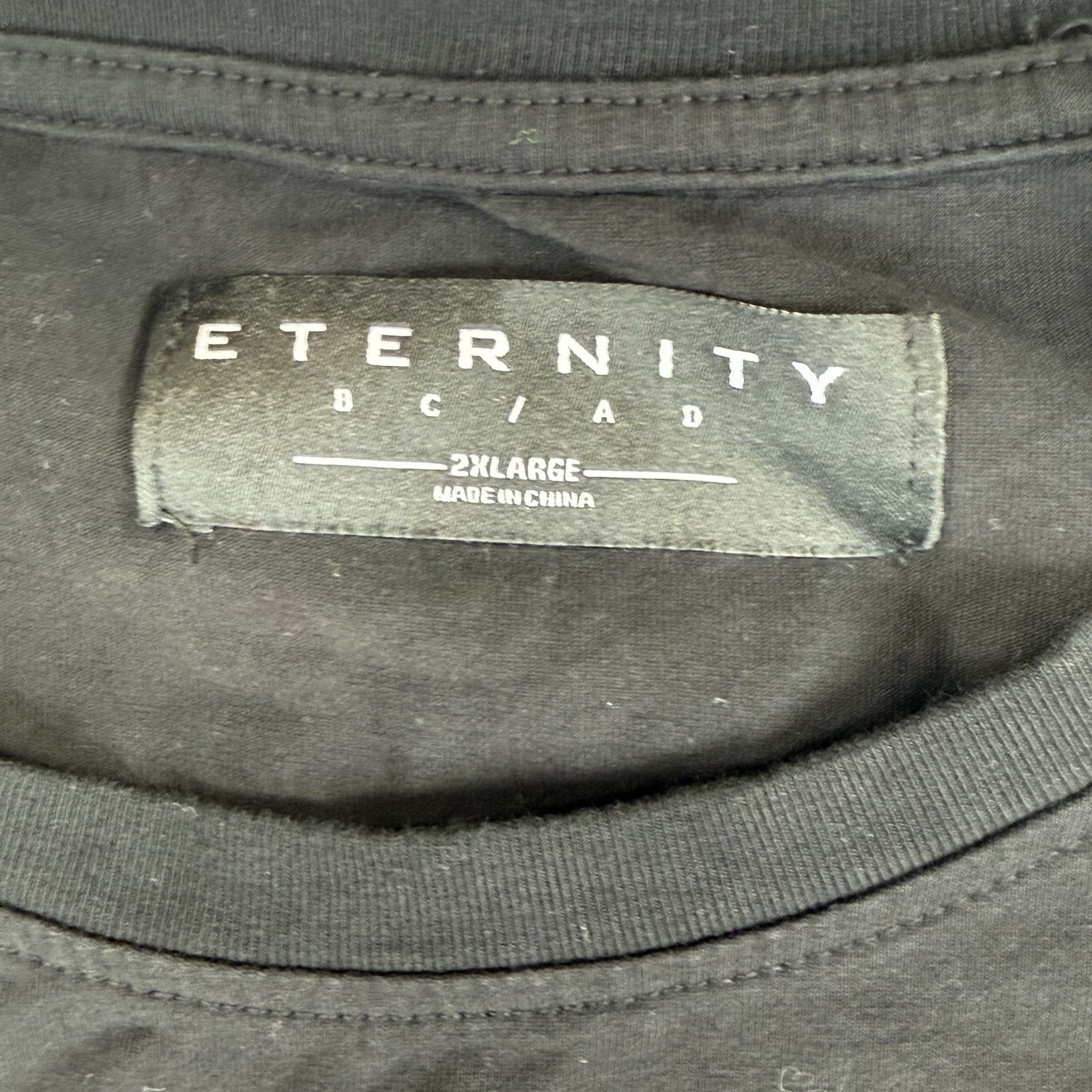 ETERNITY BC/AD BAPE Shark Mouth Embroidered Mouth T-Shirt Black 2XL gallery