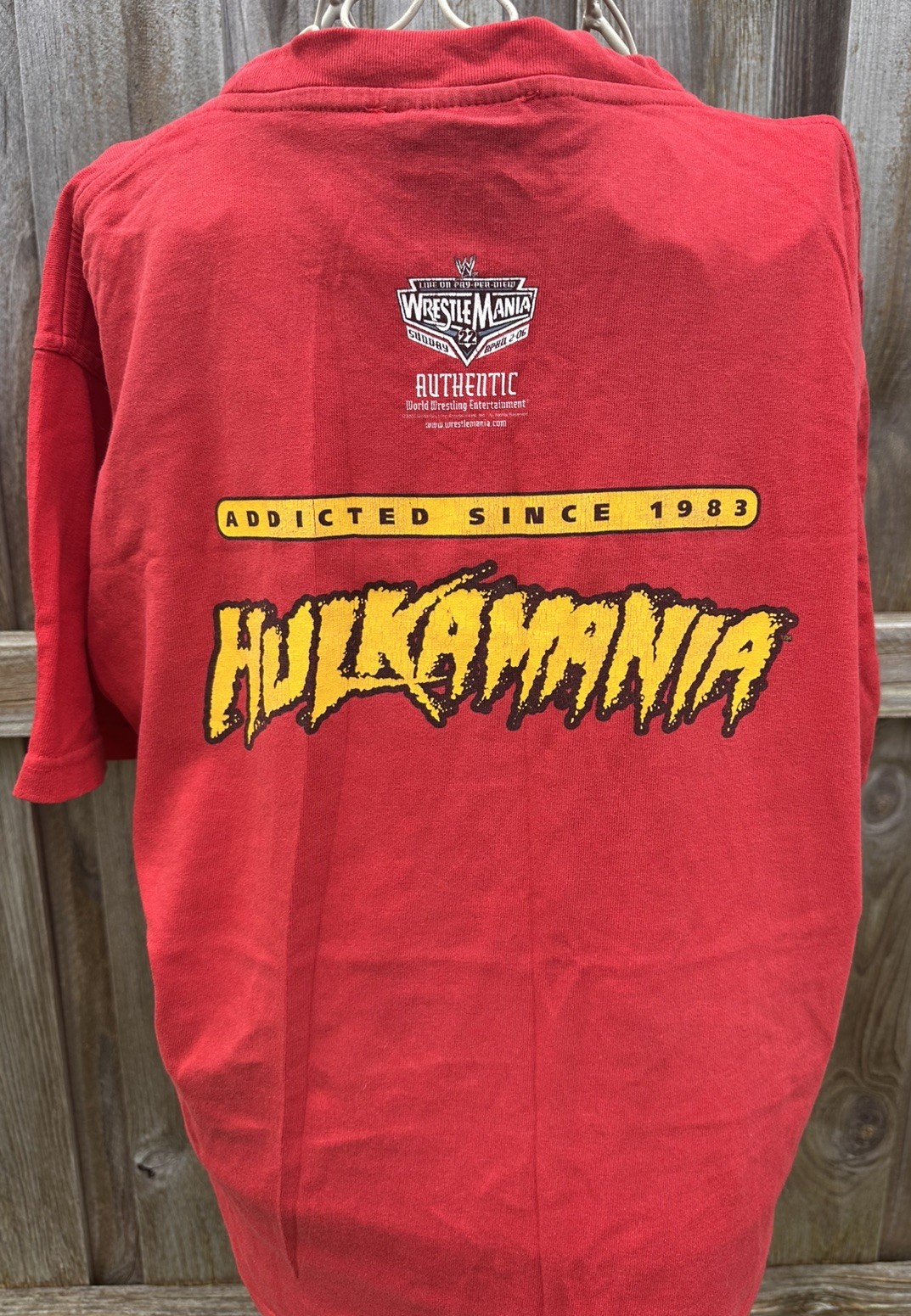 Vintage hulkamania Hulk Hogan T-Shirt Mens size MEDIUM 2005 gallery