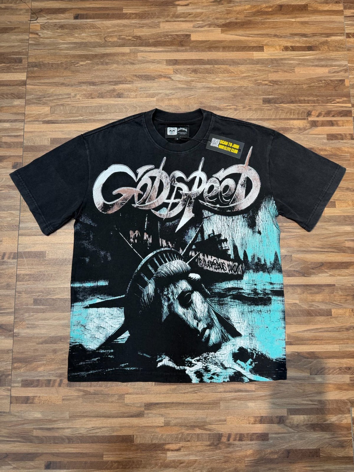 Black Godspeed T-Shirt S-M-L-XL gallery