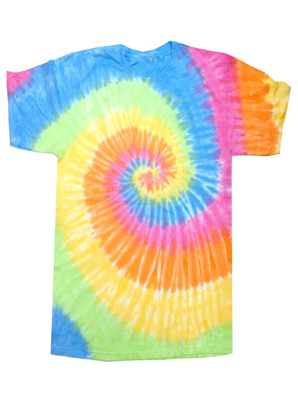 Handmade Tie Dye Shirts Colored Kids & Adults Men & Women 100% Pre-Shrunk Cotton gallery
