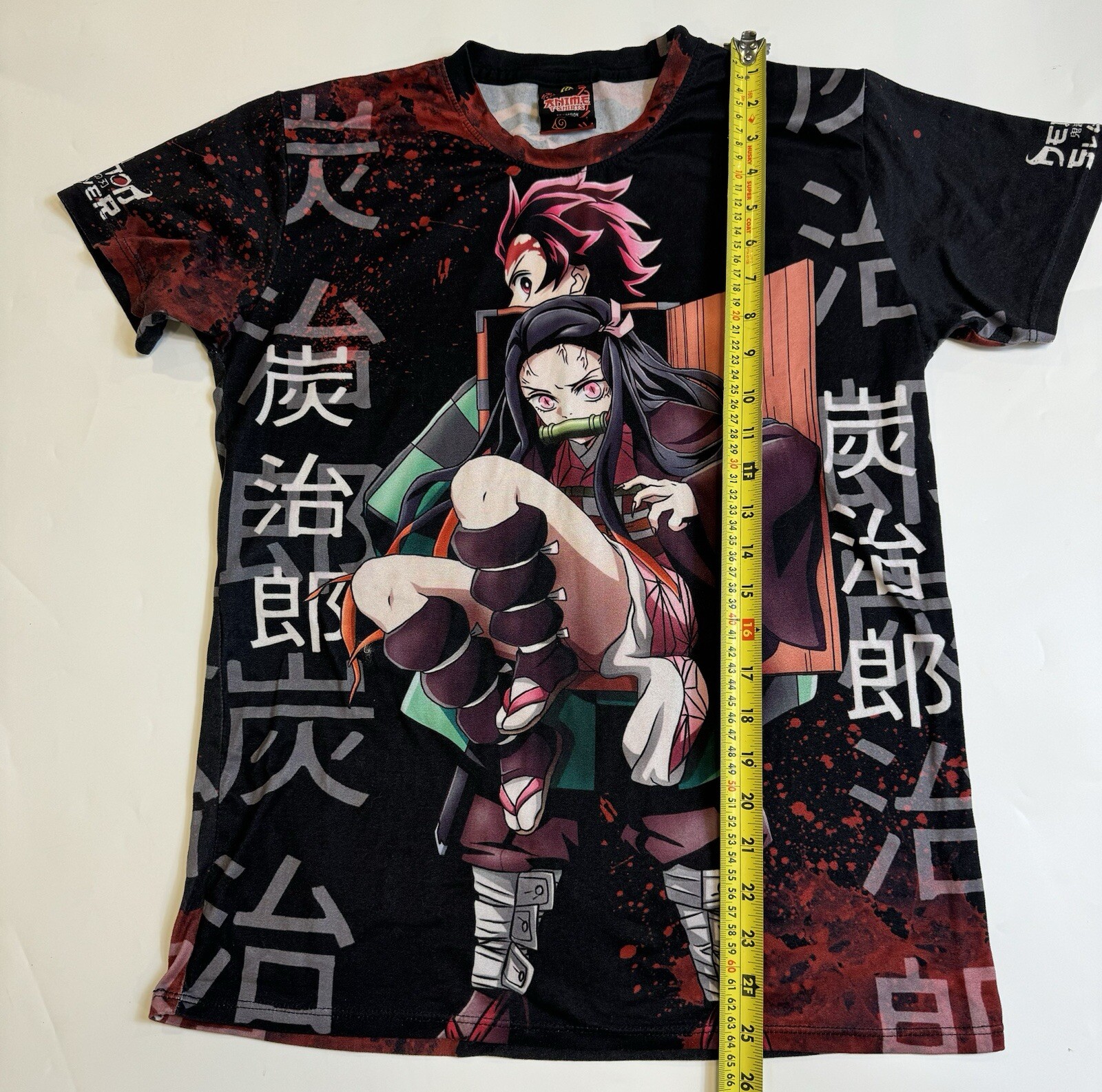 Adults Demon Slayer Full Cast T-Shirt Small -Med No Size Tag 389 gallery