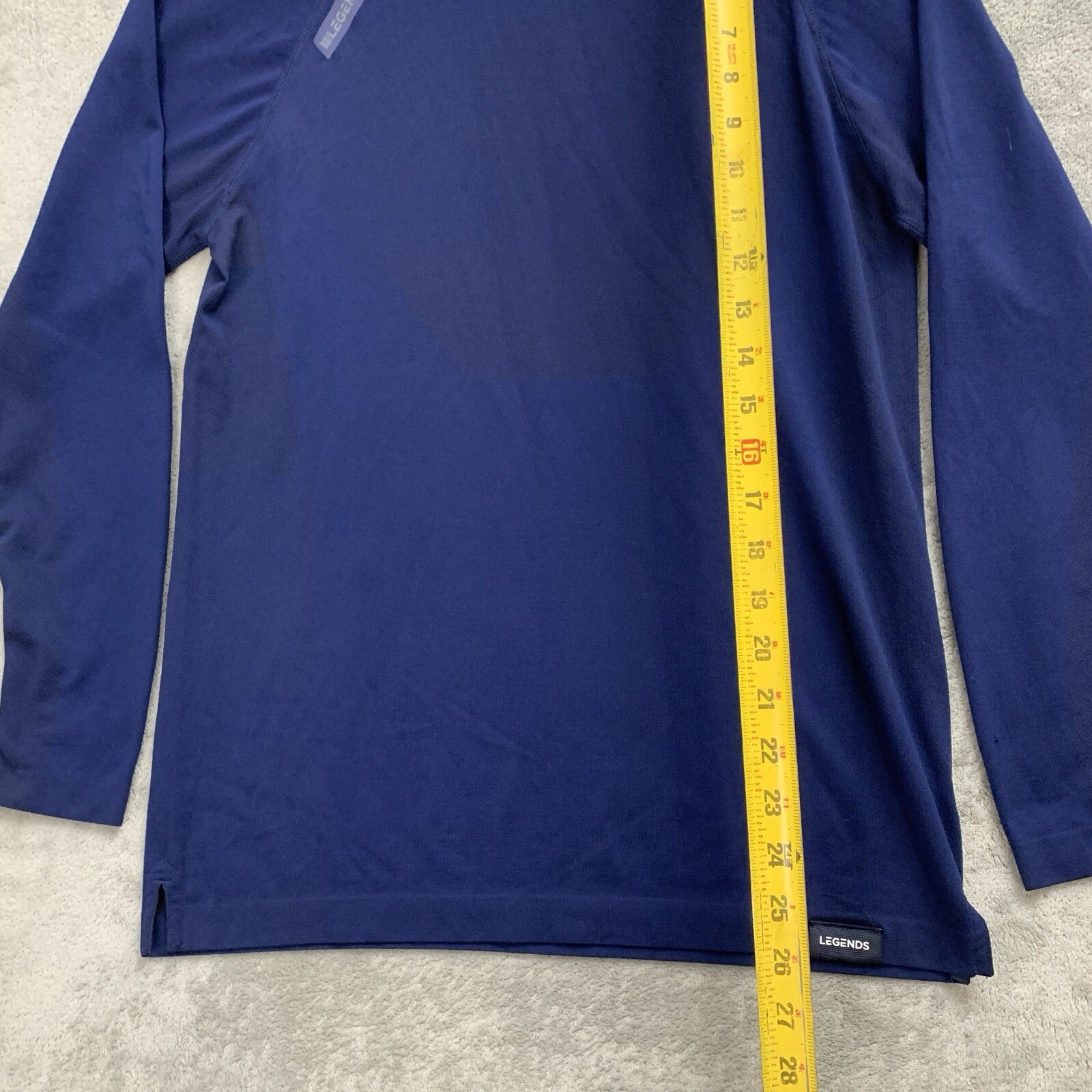 LEGENDS Shirt Mens Size Small Blue Long Sleeve Work Hard Stay Humble Workout Gym gallery