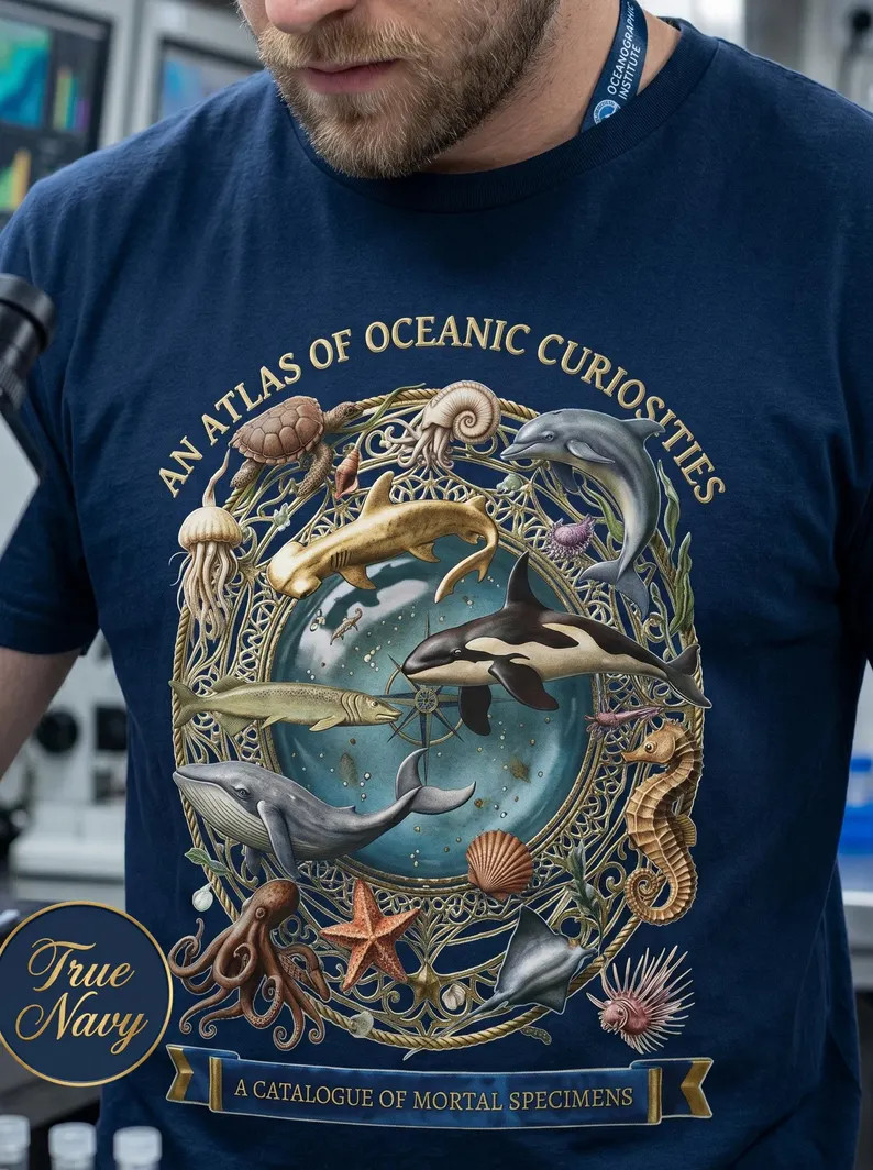 Comfort Tee Oceanic Curiosities Ocean Marine Graphic gallery