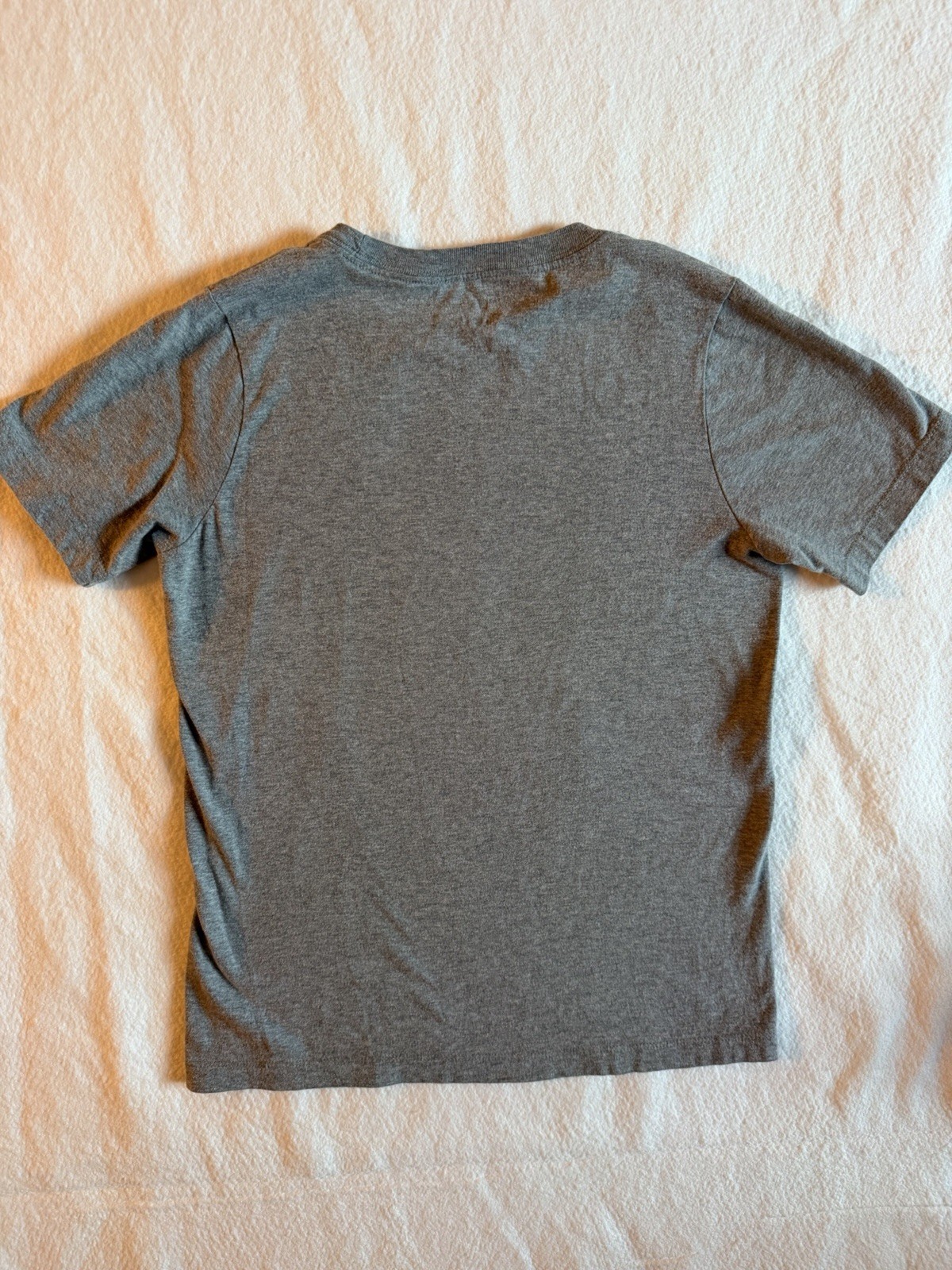 Nike The Nike Tee Men's Gray Graphic Logo Crew Neck Tee Short Sleeve L gallery