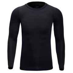 Undershirts Long Sleeve O-neck Underwear Workout Quick Dry Windproof Shirts Tops