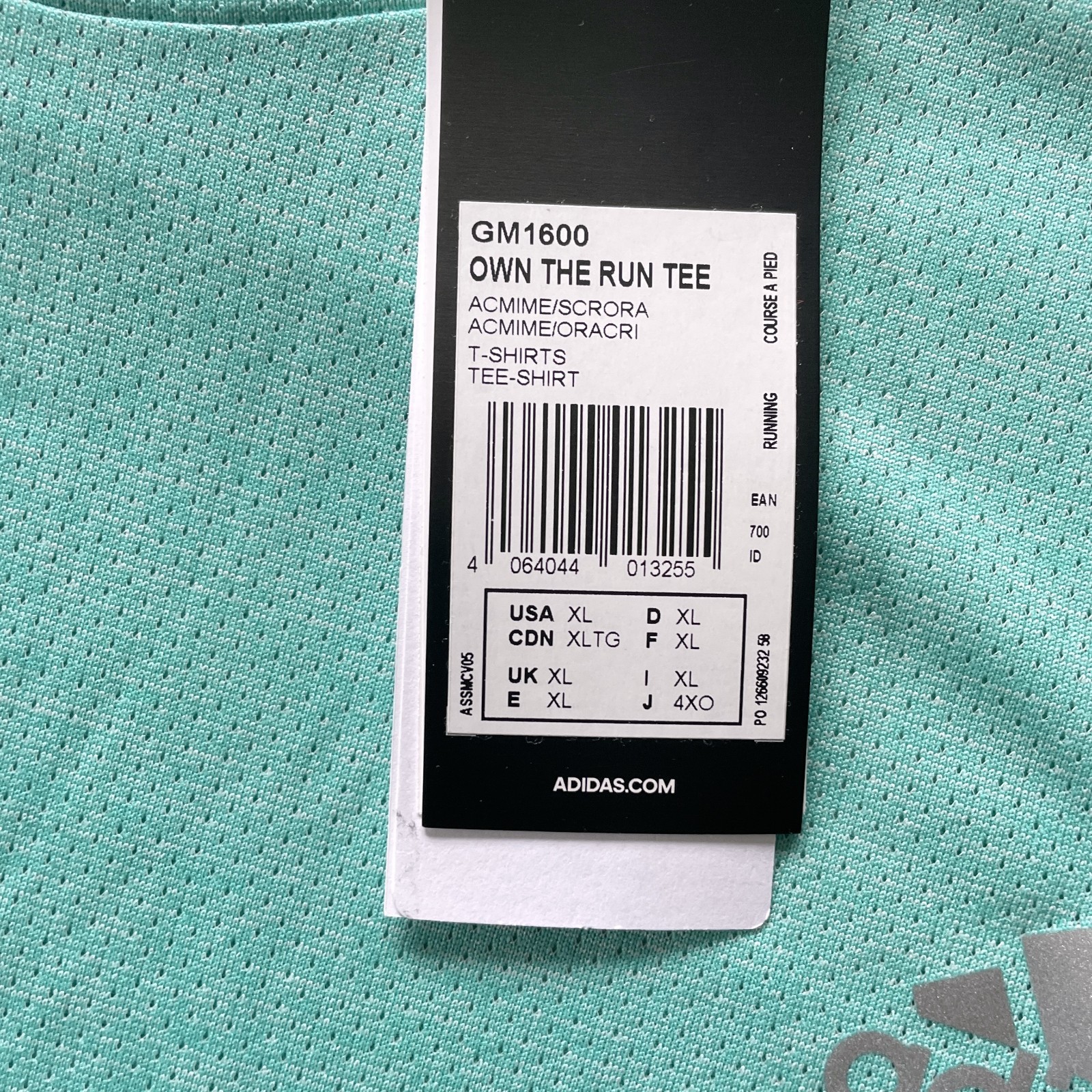 adidas Men's Own The Run Tee T-Shirt Running Activewear | XL gallery